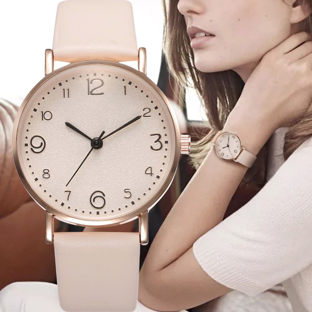 Women'S Fashion Quartz Watch - Kadın Saatler Bayanlar Casual Arapça Numaraları