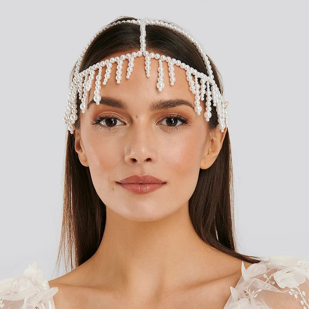 Women'S Fashion Roaring 20S - Stonefans inci saçak başlığı kristal kap