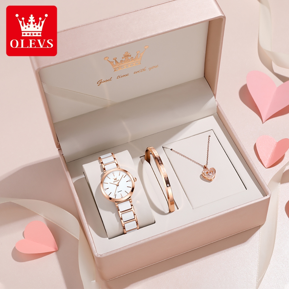 Women'S Fashion Quartz Watch - OLEVS Kadın Saati 5877 Lüks Zarif