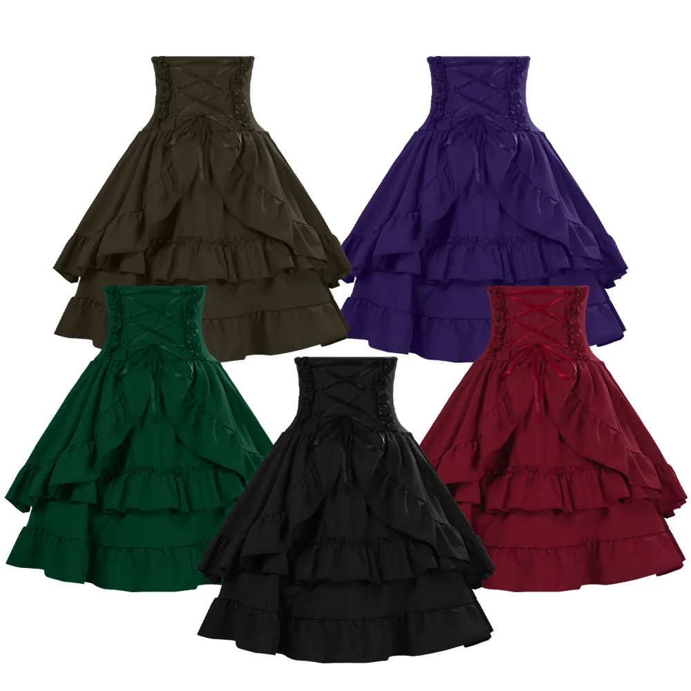 Women'S Fashion Layering - Yaz Y2k Gotik Retro Lolita Etek