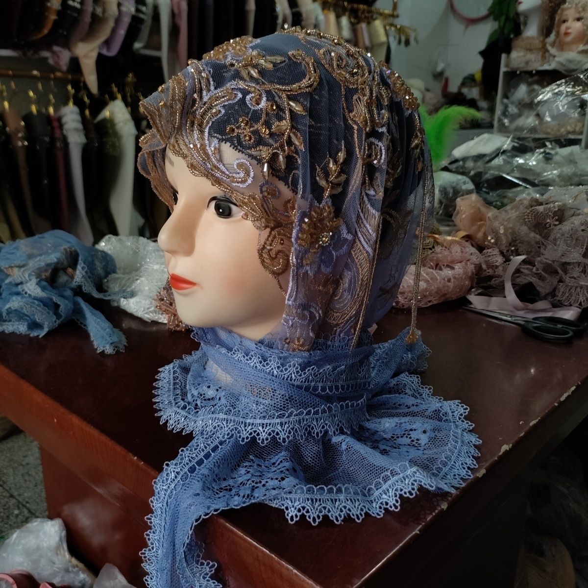Women Fashion Malaysia - Tesettür Müslüman Kadınlar Şal Başörtüsü Lüks