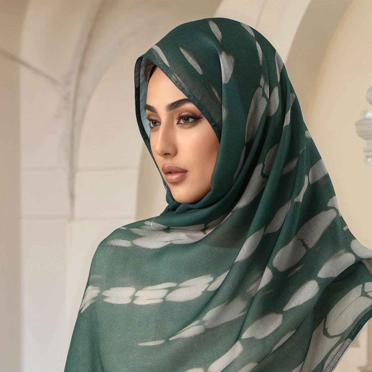 Women Fashion Malaysia - Yeni Baskılı Rayon Tesettür Eşarp Kadınlar