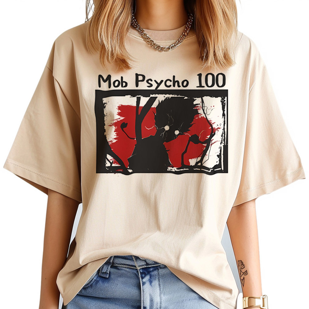 Women'S Fashion In The 80S - Mob Psycho 100 tişört kadın Psychedelic