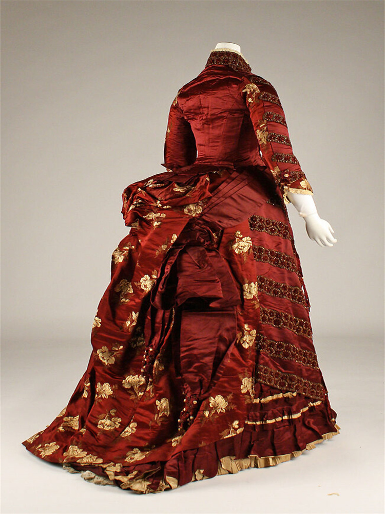 Women'S Fashion Victorian Era - 1890'lar Viktorya Dönemi Kırmızı Edward Dönemi