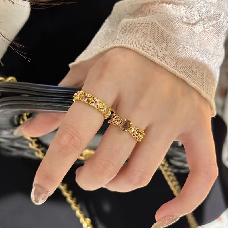 Women'S Fashion Victorian Era - Viktorya Dönemi Lüks 14 K Altın