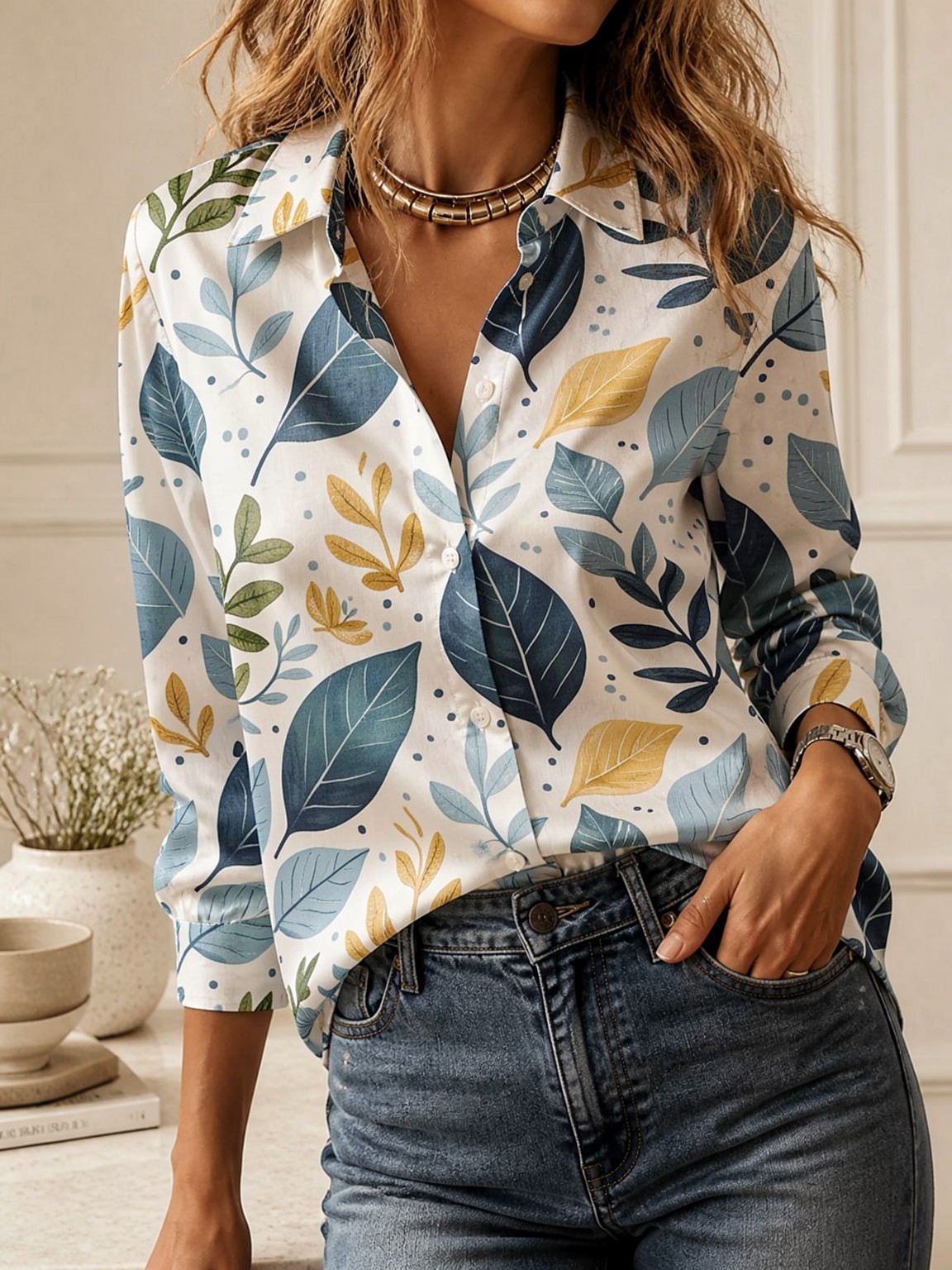 2026Şık Bol Yakalı Gömlek, Kad - Women Top Fashion incelemesi ve fiyatı