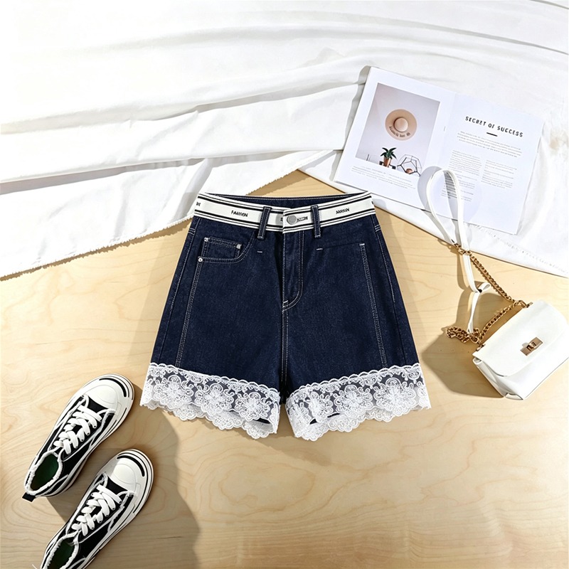 Yazlık Yeni Kadın Dantel Detay - Denim Shorts Women incelemesi ve fiyatı