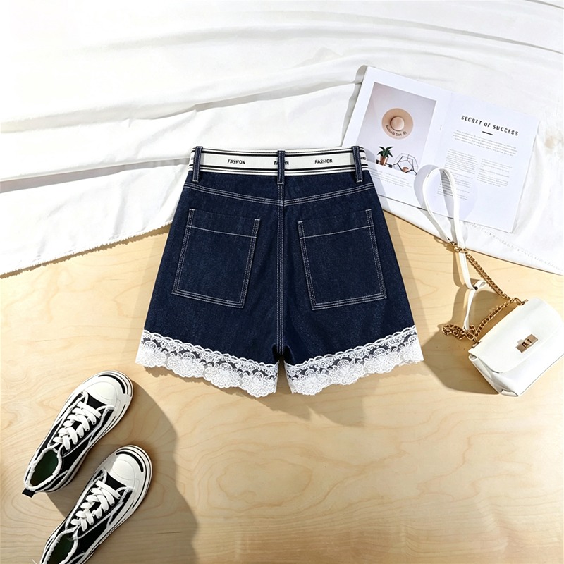 Yazlık Yeni Kadın Dantel Detay - Denim Shorts Women incelemesi ve fiyatı
