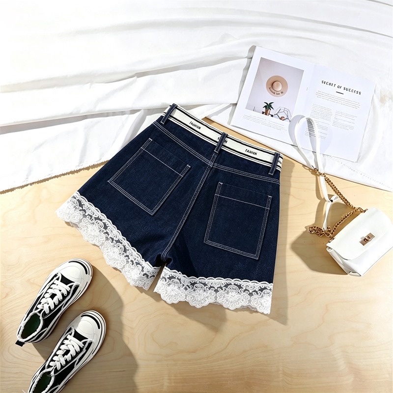 Yazlık Yeni Kadın Dantel Detay - Denim Shorts Women incelemesi ve fiyatı