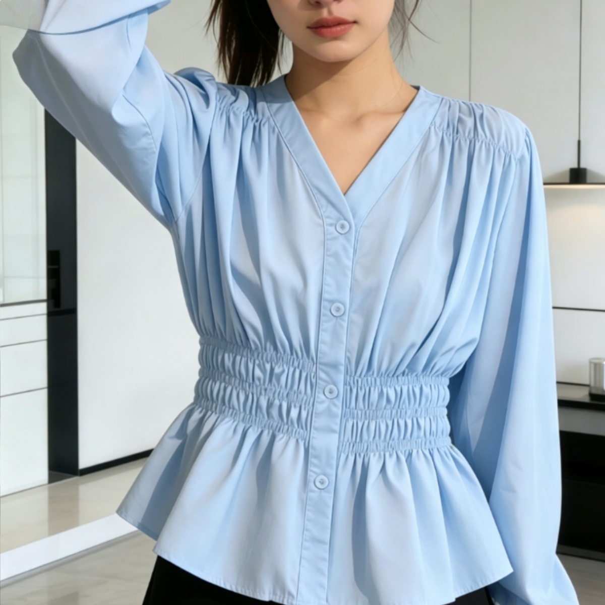 200 Pound ve Üzeri Beden Ofis  - Puff Sleeve Blouse incelemesi ve fiyatı