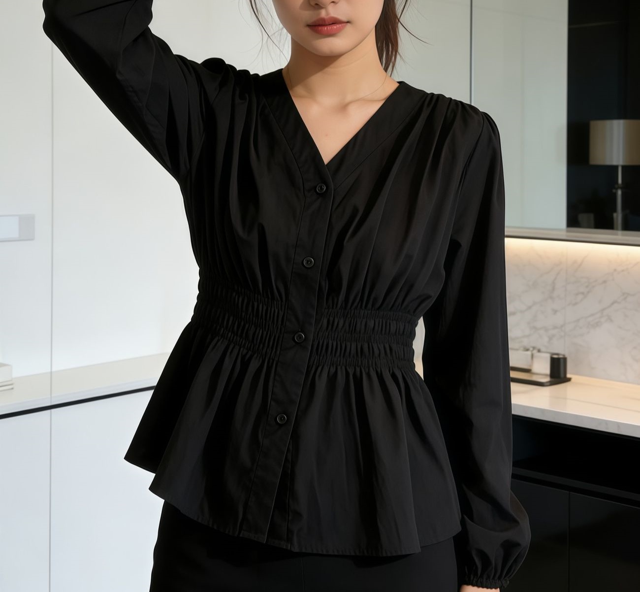 200 Pound ve Üzeri Beden Ofis  - Puff Sleeve Blouse incelemesi ve fiyatı