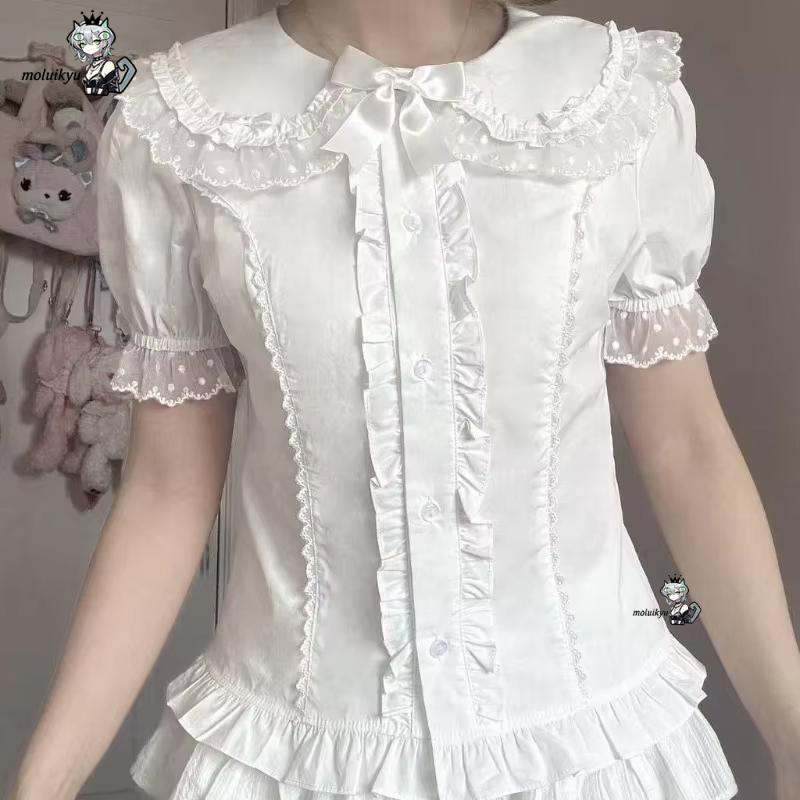 Kawaii Ruffles Bluzlar İlkbaha - Puff Sleeve Blouse incelemesi ve fiyatı