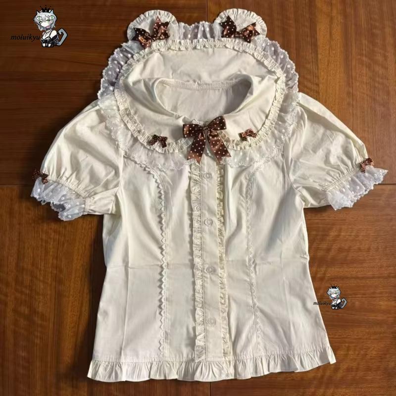 Kawaii Ruffles Bluzlar İlkbaha - Puff Sleeve Blouse incelemesi ve fiyatı