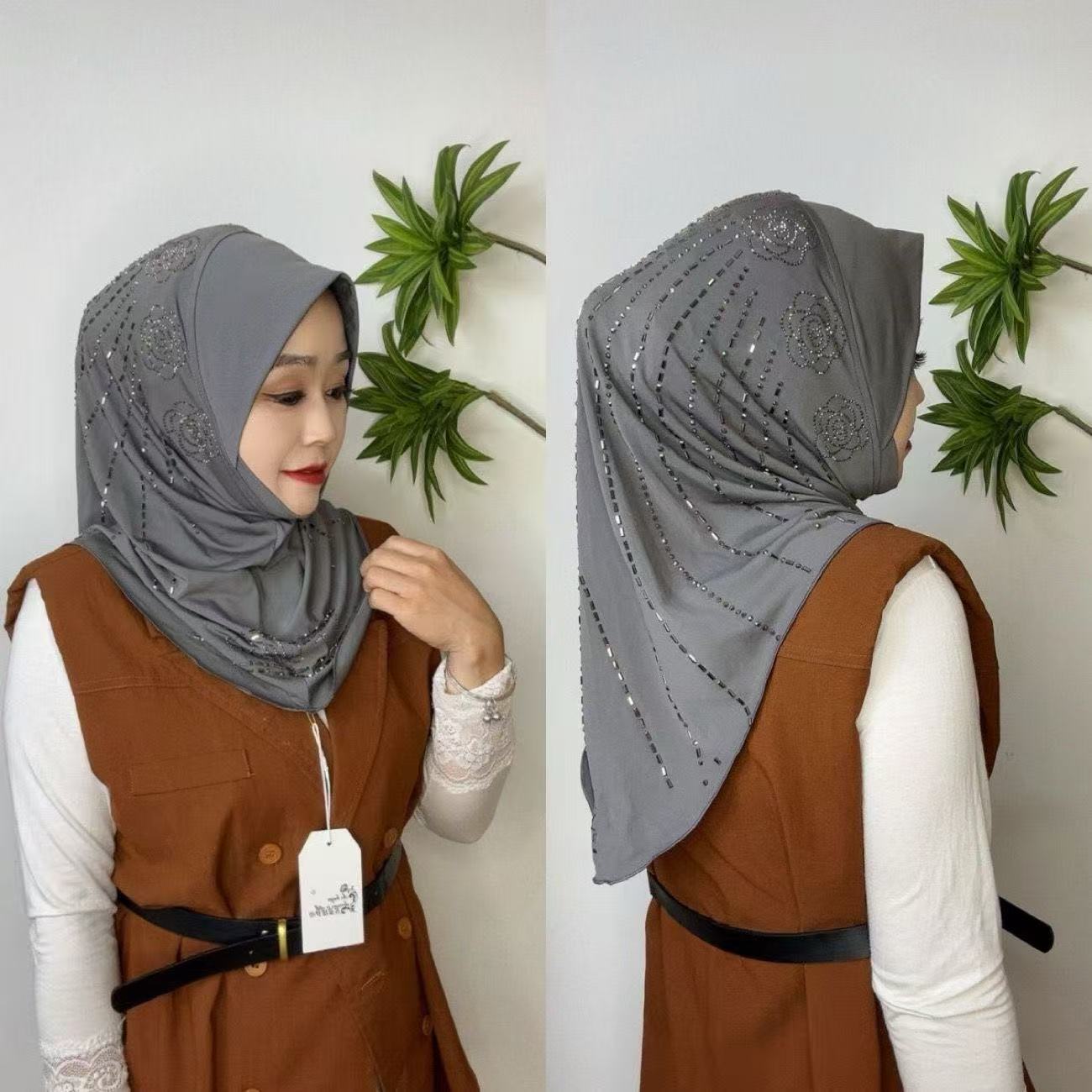 Tesettür Müslüman Kadınlar Şal - Women Fashion Malaysia incelemesi ve fiyatı