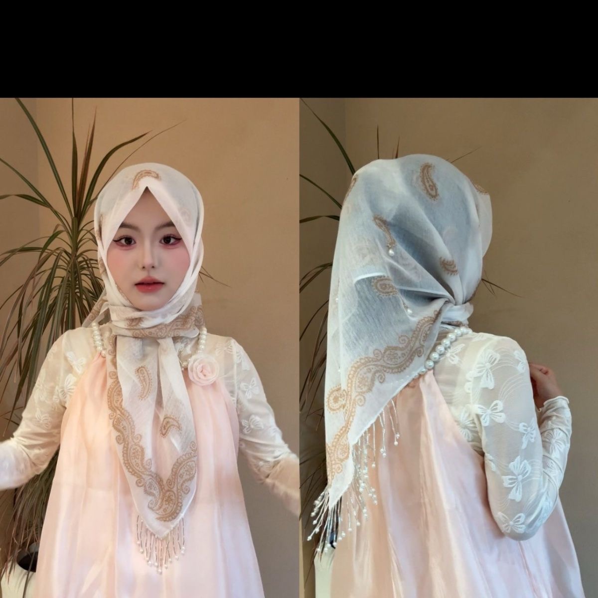 Tesettür Müslüman Kadınlar Şal - Women Fashion Malaysia incelemesi ve fiyatı