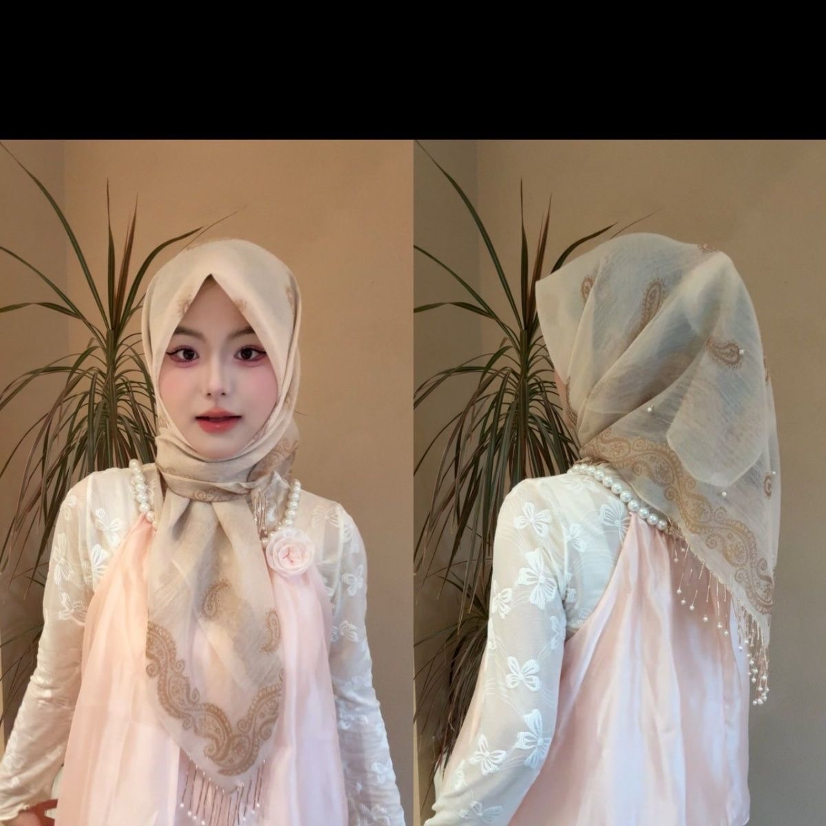 Tesettür Müslüman Kadınlar Şal - Women Fashion Malaysia incelemesi ve fiyatı