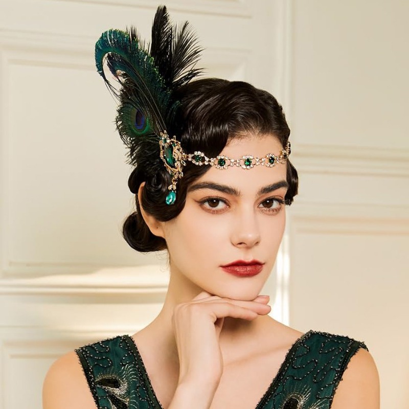1920'ler Sineklik Tavuskuşu Tü - Women'S Fashion Roaring 20S incelemesi ve fiyatı
