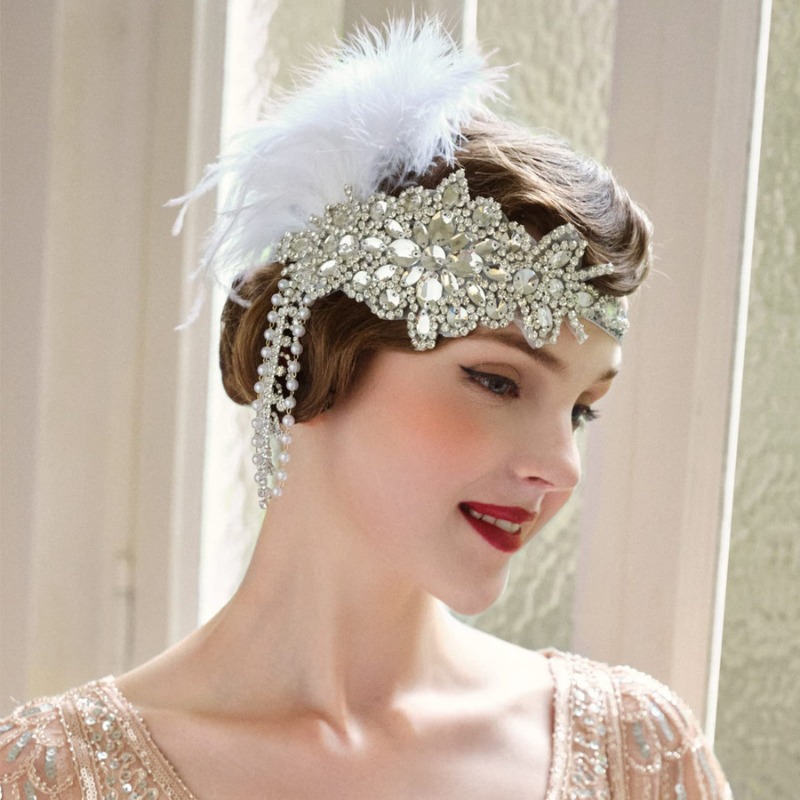 Vintage 1920s sineklik kafa ba - Women'S Fashion Roaring 20S incelemesi ve fiyatı