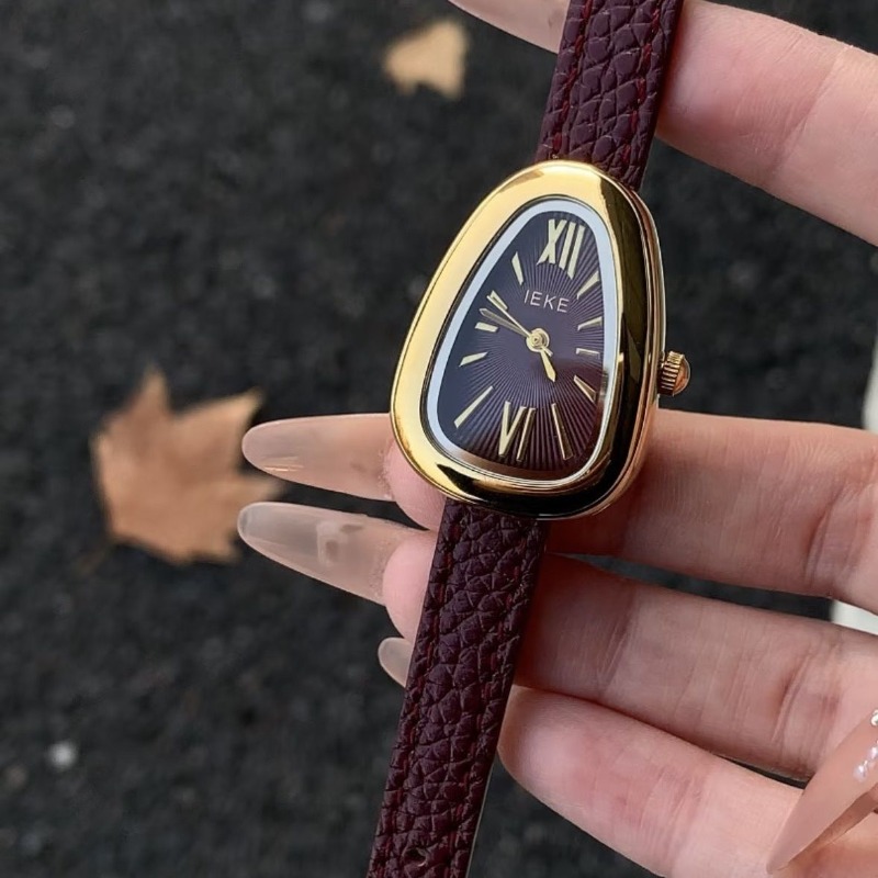 LEKE Ankola Kırmızı Vintage Mo - Women'S Fashion Quartz Watch incelemesi ve fiyatı