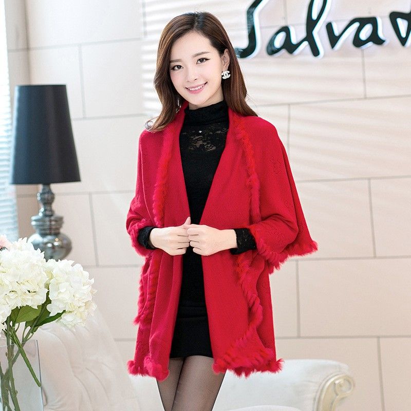 Gerçek Tavşan Sıcak Bahar Şal  - Women'S Fashion Layering incelemesi ve fiyatı