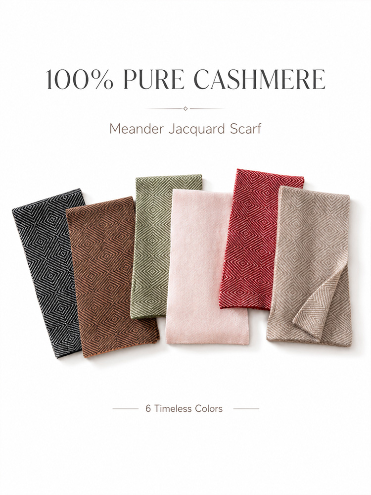 % 100 Kaşmir Eşarp Jakarlı Eşa - Women'S Fashion Layering incelemesi ve fiyatı