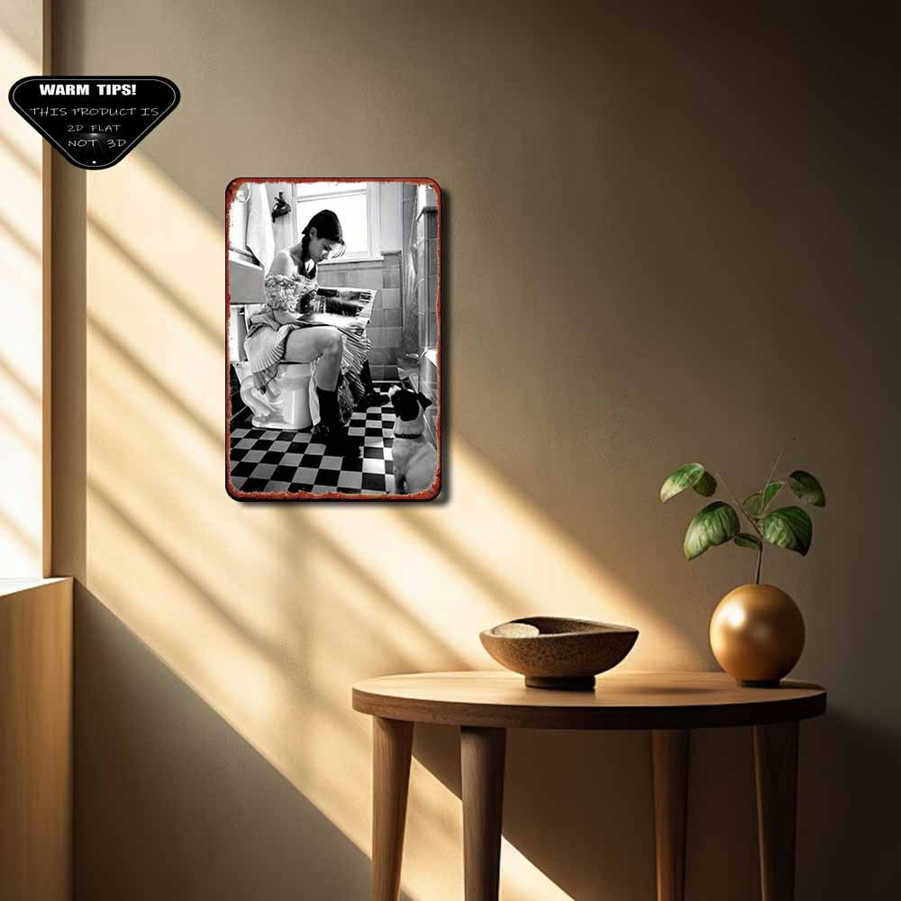 Komik Banyo Metal Tabelası – T - Women'S Fashion Magazines incelemesi ve fiyatı