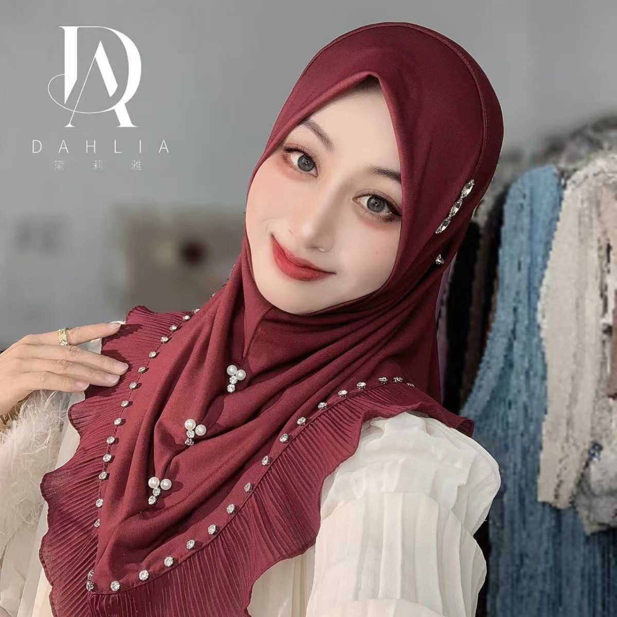 Tesettür Müslüman Kadınlar Şal - Women Fashion Malaysia incelemesi ve fiyatı