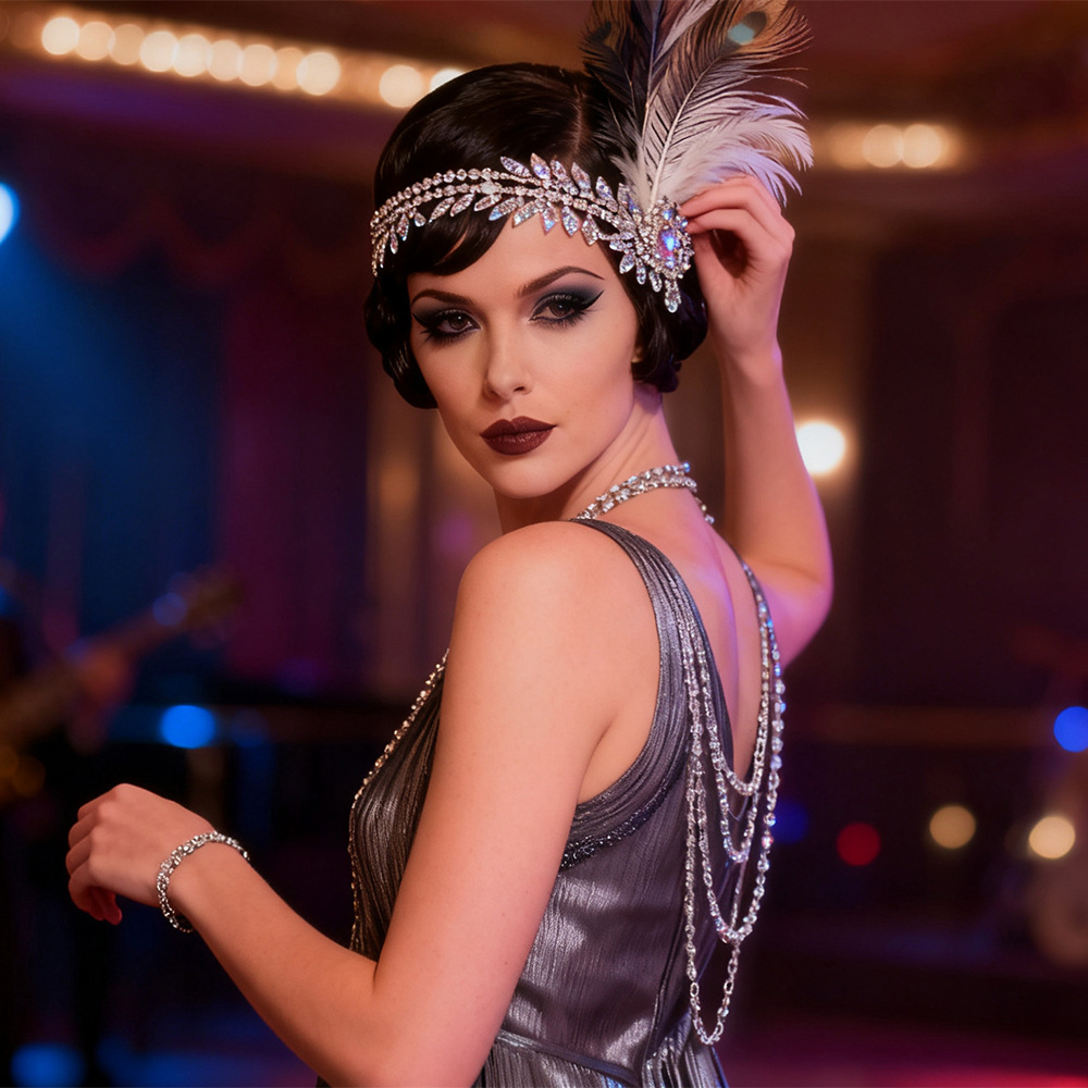 1920'ler Büyük Gatsby Tüy Kafa - Women'S Fashion Roaring 20S incelemesi ve fiyatı