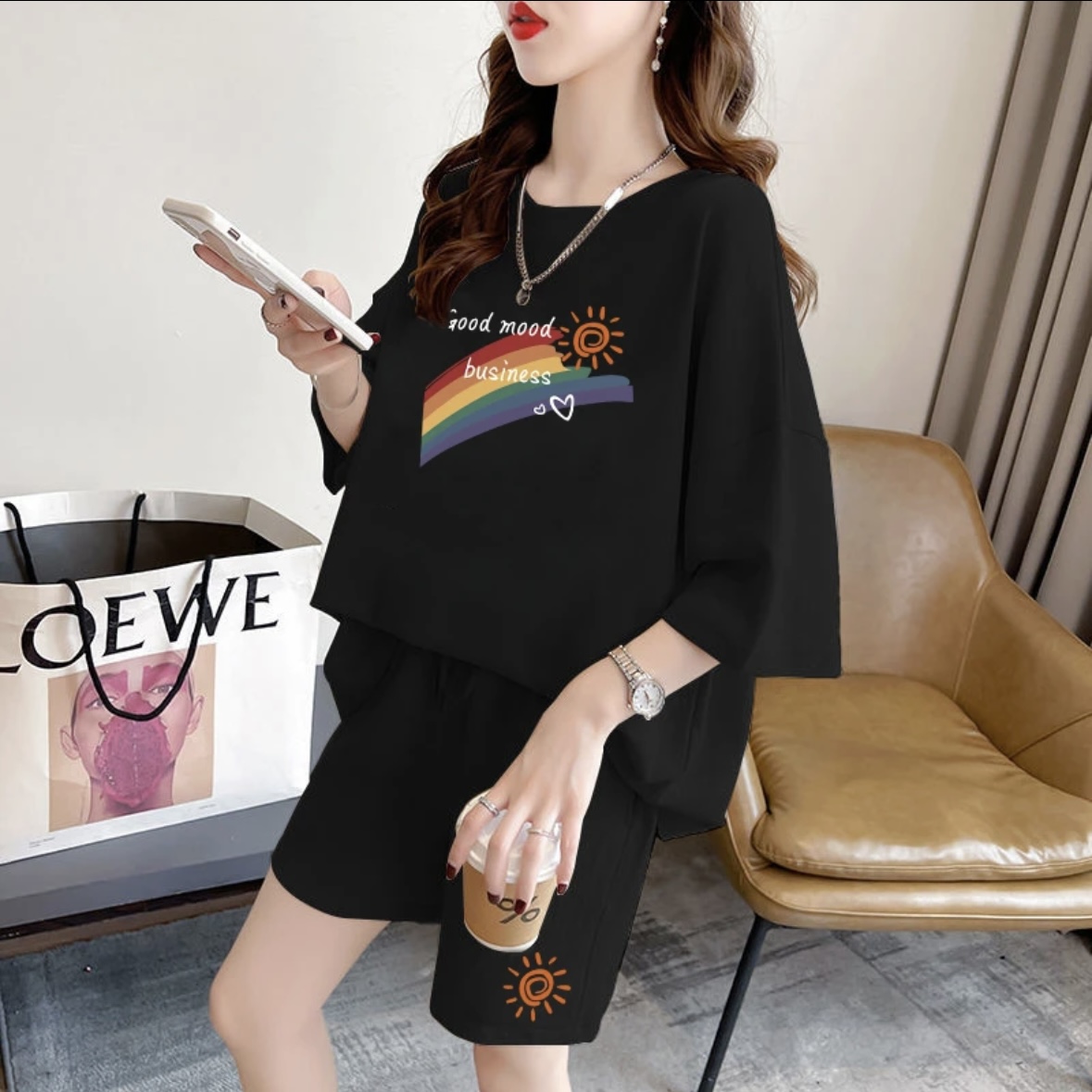 Moda kadın yazlık şort takımı, - Women Top Fashion incelemesi ve fiyatı